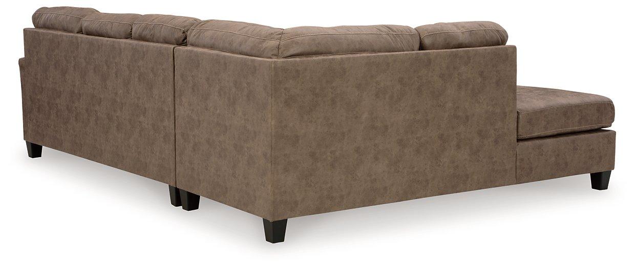 Navi 2-Piece Sectional Sofa Sleeper Chaise