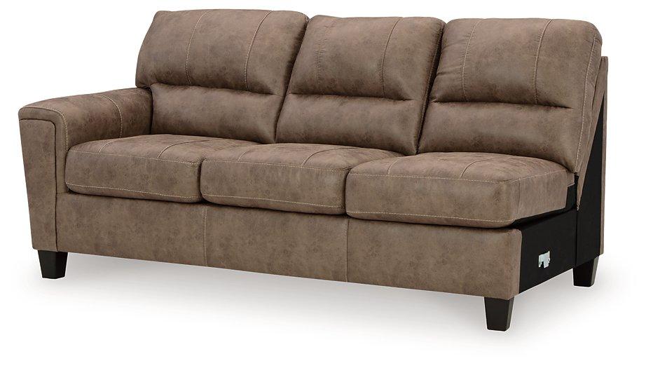 Navi 2-Piece Sectional Sofa Sleeper Chaise