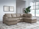 Amuleto 2-Piece Leather Sectional with Chaise