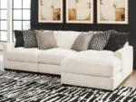 Elissa Court 3-Piece Next-Gen Nuvella™ Performance Fabric Modular Sofa Chaise - Image 2