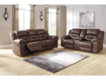 Stoneland Manual Reclining Sofa and Loveseat Set - Image 2