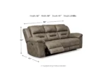 Stoneland Manual Reclining Sofa - Image 4