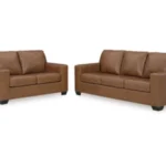 Bolsena Leather Sofa and Loveseat