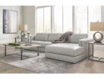 Amiata 2-Piece Leather Sectional with Chaise - Image 3