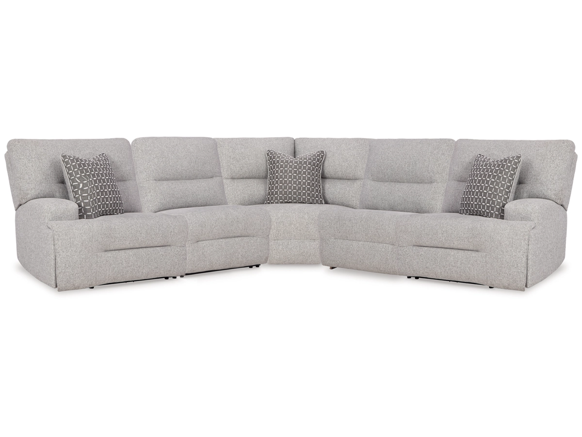 93605-31-46-58-62-77-SW-P1-KO Acklen Place 5-Piece Next-Gen Nuvella™ Performance Fabric Dual Power Reclining Modular Sectional - Image 1