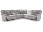 Acklen Place 6-Piece Next-Gen Nuvella™ Performance Fabric Dual Power Reclining Modular Sectional