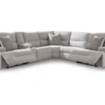 Acklen Place 6-Piece Next-Gen Nuvella™ Performance Fabric Dual Power Reclining Modular Sectional