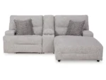 Acklen Place Next-Gen Nuvella™ Performance Fabric Dual Power Reclining Modular Sofa with Chaise - Image 2