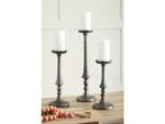 Eravell Cast Aluminium Candle Holder - Image 2
