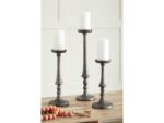Eravell Cast Aluminium Candle Holder - Image 2