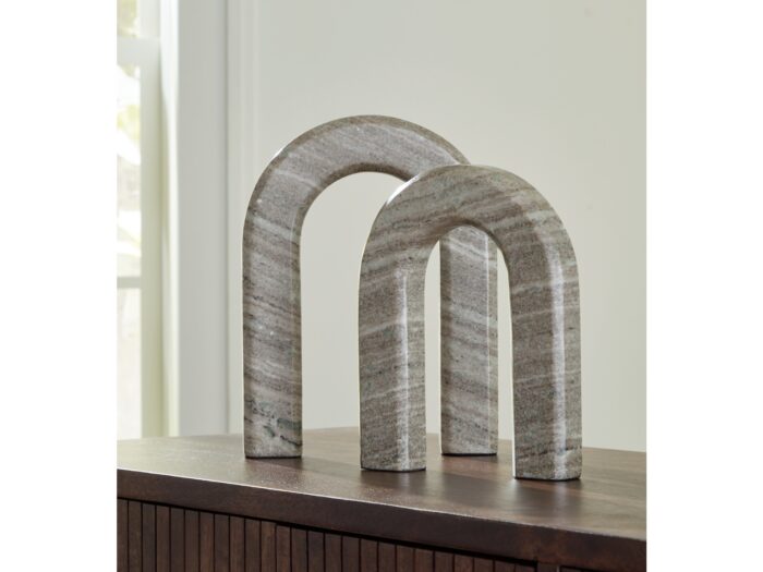 Keithton Marble Sculpture Set (Set of 2) - Image 2
