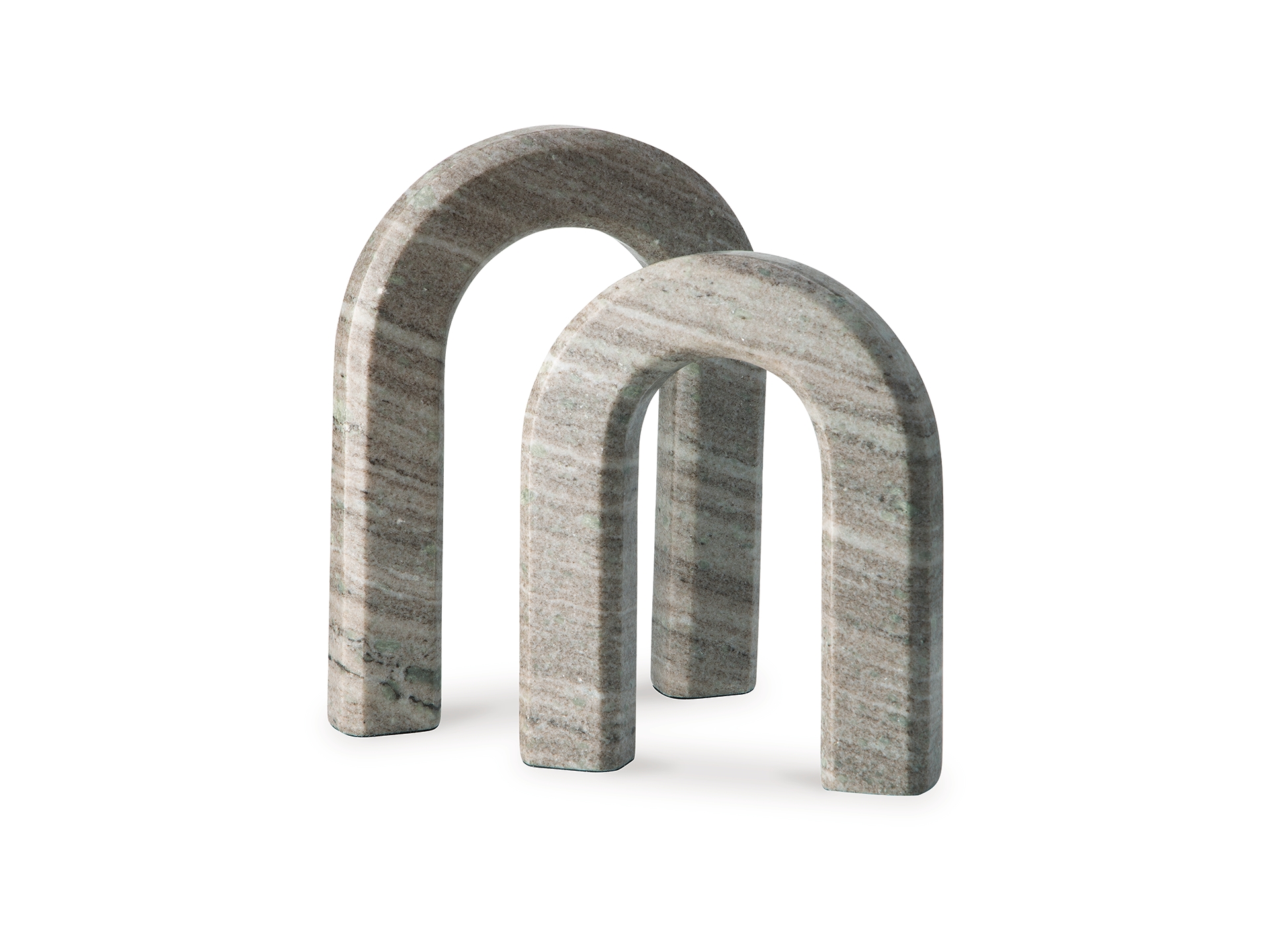 A2000618-SW-P1-KO Keithton Marble Sculpture Set (Set of 2) - Image 1