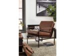 Puckman Leather Accent Chair - Image 2