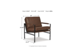 Puckman Leather Accent Chair - Image 4