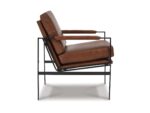 Puckman Leather Accent Chair - Image 5