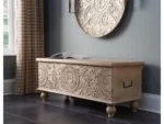 Fossil Ridge Hinged Top Storage Bench - Image 3