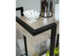 Waylowe Bar Cart with 2 Bottle Holders and Casters - Image 5
