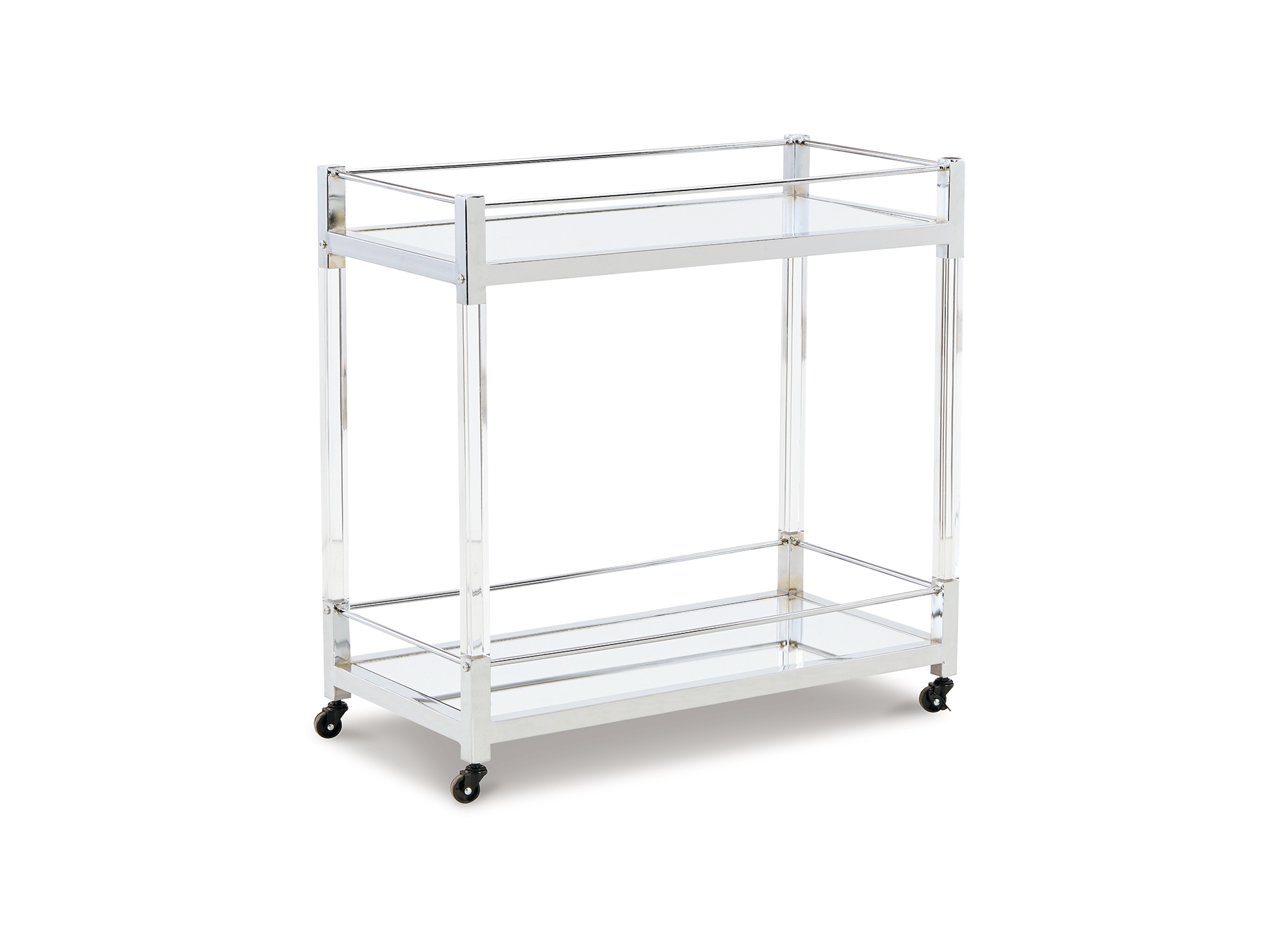 A4000501-ANGLE-SW-P1-KO Chaseton Bar Cart with Casters - Image 1