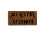 Storied Home Bonjour/Au Revoir 32" x 16" Doormat - Image 7