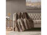 Marselle Oversized Faux Fur Throw - Image 2