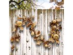 National Tree Company 72" White Pumpkin Garland - Image 2