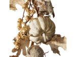 National Tree Company 72" White Pumpkin Garland - Image 4