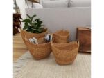 Bayberry Lane Sea Grass Contemporary Storage Basket, 14", 16", 19", 21" (Set of 4) - Image 11
