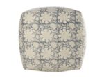 Pacifica Floral and Botanical Pouf - Image 4