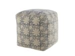 Pacifica Floral and Botanical Pouf - Image 6