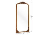 Delfina 69" Tall Carved Full Length Mirror - Image 5