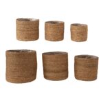Storied Home Hand-Woven Baskets (Set of 6)