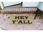 Storied Home Hey Y'all 32" x 16" Doormat - Image 9