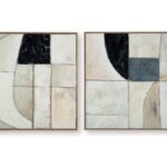 Bexlen Abstract Canvas Wall Art (Set of 2)