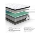 Chime 12 Inch Plush Hybrid Full Mattress - Image 3