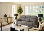 5Z-Relaxation Dual Power Leather Reclining Sofa - Image 11
