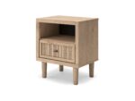 Cielden 21" 1 Drawer Charging Nightstand - Image 6