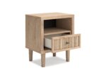 Cielden 21" 1 Drawer Charging Nightstand - Image 3