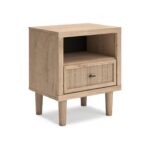 Cielden 21" 1 Drawer Charging Nightstand
