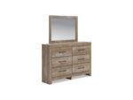 Gachester 6 Drawer Dresser and Mirror