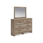 Gachester 6 Drawer Dresser and Mirror