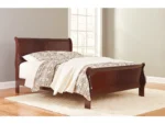 Alisdair Queen Sleigh Bed with Chime 10 Inch Hybrid Mattress - Image 5