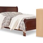 Alisdair Queen Sleigh Bed with Chime 12 Inch Hybrid Mattress