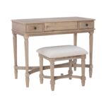 Linon Burke Gray Wash Vanity