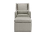 Carter's by Davinci Adrian Swivel Glider with Storage Ottoman - Image 4