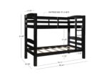 Linon Cale Black Bunk Bed - Image 10
