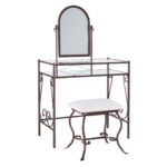 Leah Metal Vanity Set