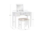 Linon Kensley Butterfly Vanity Set - Image 11