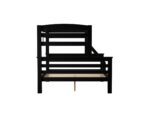 Linon Cale Black Twin Over Full Bunk Bed - Image 3