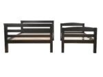 Linon Cale Black Twin Over Full Bunk Bed - Image 7