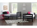 Linon Cale Black Twin Over Full Bunk Bed - Image 8